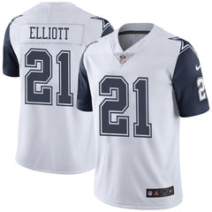 Ezekiel Elliott Dallas Cowboys Vapor Untouchable Color Rush Limited Player Jersey - White 2019