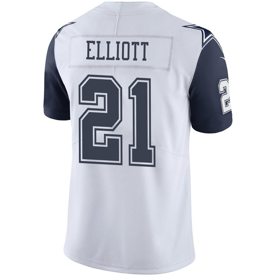 Ezekiel Elliott Dallas Cowboys Vapor Untouchable Color Rush Limited Player Jersey - White 2019