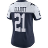 Image of Ezekiel Elliott Dallas Cowboys Women's Alternate Vapor Untouchable Limited Jersey - Navy 2019