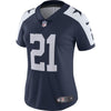 Image of Ezekiel Elliott Dallas Cowboys Women's Alternate Vapor Untouchable Limited Jersey - Navy 2019