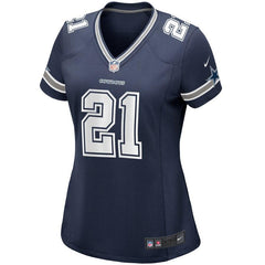 Ezekiel Elliott Dallas Cowboys Women's Game Jersey - Navy 2019