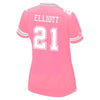 Image of Ezekiel Elliott Dallas Cowboys Women's Game Jersey - Pink 2019