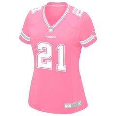 Ezekiel Elliott Dallas Cowboys Women's Game Jersey - Pink 2019