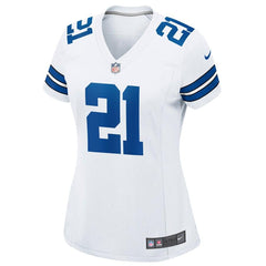 Ezekiel Elliott Dallas Cowboys Women's Game Jersey - White 2019