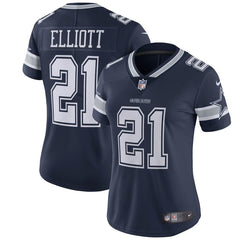 Ezekiel Elliott Dallas Cowboys Women's Vapor Untouchable Limited Jersey - Navy 2019
