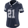 Image of Ezekiel Elliott Dallas Cowboys Women's Vapor Untouchable Limited Jersey - Navy 2019