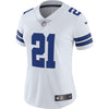 Image of Ezekiel Elliott Dallas Cowboys Women's Vapor Untouchable Limited Jersey - White 2019