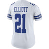 Image of Ezekiel Elliott Dallas Cowboys Women's Vapor Untouchable Limited Jersey - White 2019