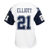 Image of Ezekiel Elliott Dallas Cowboys Youth Color Rush Game Jersey - White 2019