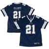Image of Ezekiel Elliott Dallas Cowboys Youth Game Jersey - Navy 2019