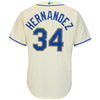 Image of Felix Hernandez Seattle Mariners Majestic Cool Base Player Jersey - Cream 2019