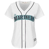 Image of Felix Hernandez Seattle Mariners Majestic Women's Cool Base Player Jersey - White 2019