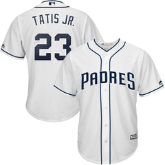 Fernando Tatis Jr. San Diego Padres Majestic Home Official Cool Base Player Jersey - White 2019