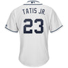 Image of Fernando Tatis Jr. San Diego Padres Majestic Home Official Cool Base Player Jersey - White 2019