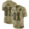 Image of Fletcher Cox Philadelphia Eagles Salute to Service Limited Jersey – Camo 2019