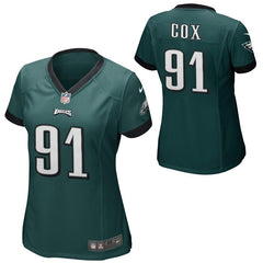Fletcher Cox Philadelphia Eagles Women's Game Jersey - Midnight Green 2019