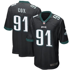 Fletcher Cox Philadelphia Eagles Youth Alternate Game Jersey - Black 2019