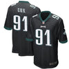 Image of Fletcher Cox Philadelphia Eagles Youth Alternate Game Jersey - Black 2019