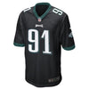 Image of Fletcher Cox Philadelphia Eagles Youth Alternate Game Jersey - Black 2019