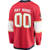 Image of Florida Panthers Home Breakaway Custom Jersey - Red 2019