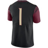 Image of Florida State Seminoles Game Football Jersey – Black 2019