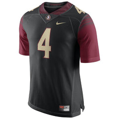 Florida State Seminoles No. 4 Limited Football Jersey - Black 2019