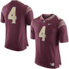 Image of Florida State Seminoles No. 4 Limited Football Jersey - Garnet 2019