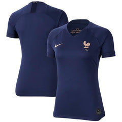 France Women's National Team Women's 2019 Home Replica Jersey – Navy 2019