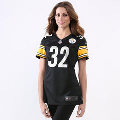 Franco Harris Pittsburgh Steelers Women's Retired Game Jersey - Black 2019