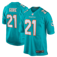 Frank Gore Miami Dolphins New Game Jersey – Aqua 2019