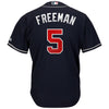 Image of Freddie Freeman Atlanta Braves Majestic 2019 Alternate Official Cool Base Player Jersey - Navy 2019