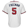 Image of Freddie Freeman Atlanta Braves Majestic 2019 Home Official Cool Base Player Jersey - White 2019