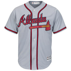 Freddie Freeman Atlanta Braves Majestic Official Cool Base Player Jersey – Gray 2019