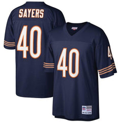 Gale Sayers Chicago Bears Mitchell &amp; Ness Replica Retired Player Jersey - Navy Blue 2019