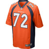Image of Garett Bolles Denver Broncos Game Jersey - Orange 2019