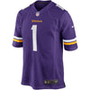 Image of Garrett Bradbury Minnesota Vikings 2019 NFL Draft First Round Pick Game Jersey – Purple 2019
