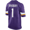 Image of Garrett Bradbury Minnesota Vikings 2019 NFL Draft First Round Pick Game Jersey – Purple 2019