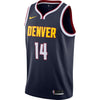 Image of Gary Harris Denver Nuggets Replica Swingman Jersey - Icon Edition – Navy 2019