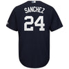 Image of Gary Sanchez New York Yankees Majestic Fashion Official Cool Base Replica Player Jersey - Navy 2019