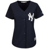 Image of Gary Sanchez New York Yankees Majestic Women's Fashion Cool Base Player Jersey - Navy 2019