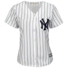Image of Gary Sanchez New York Yankees Majestic Women's Home Cool Base Player Jersey - White 2019