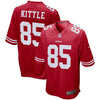 Image of George Kittle San Francisco 49ers Game Jersey - Scarlet 2019