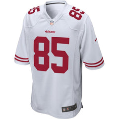 George Kittle San Francisco 49ers Game Jersey - White 2019