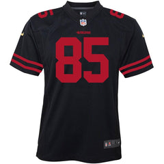 George Kittle San Francisco 49ers Youth Game Jersey – Black 2019