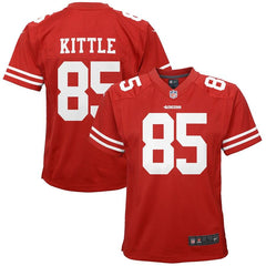 George Kittle San Francisco 49ers Youth Game Jersey – Scarlet 2019