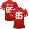 Image of George Kittle San Francisco 49ers Youth Game Jersey – Scarlet 2019