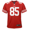 Image of George Kittle San Francisco 49ers Youth Game Jersey – Scarlet 2019