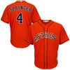 Image of George Springer Houston Astros Majestic Cool Base Player Jersey - Orange 2019