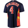 Image of George Springer Houston Astros Majestic Official Cool Base Player Jersey - Navy 2019