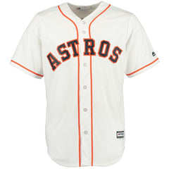 George Springer Houston Astros Majestic Official Cool Base Player Jersey - White 2019